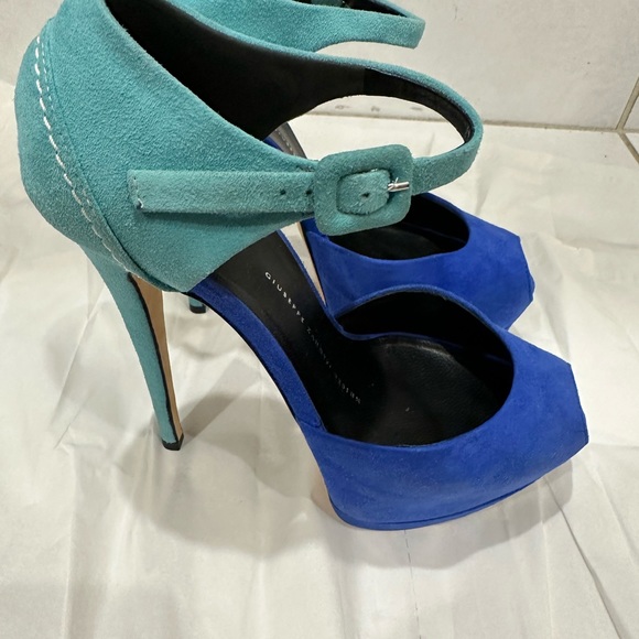 Giuseppe zanotti sharon blue platform sz 6 - Picture 9 of 16